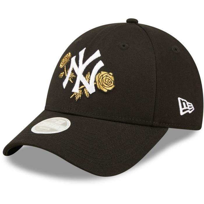 New Era 9Forty Damen Cap - FLORAL New York Yankees noir