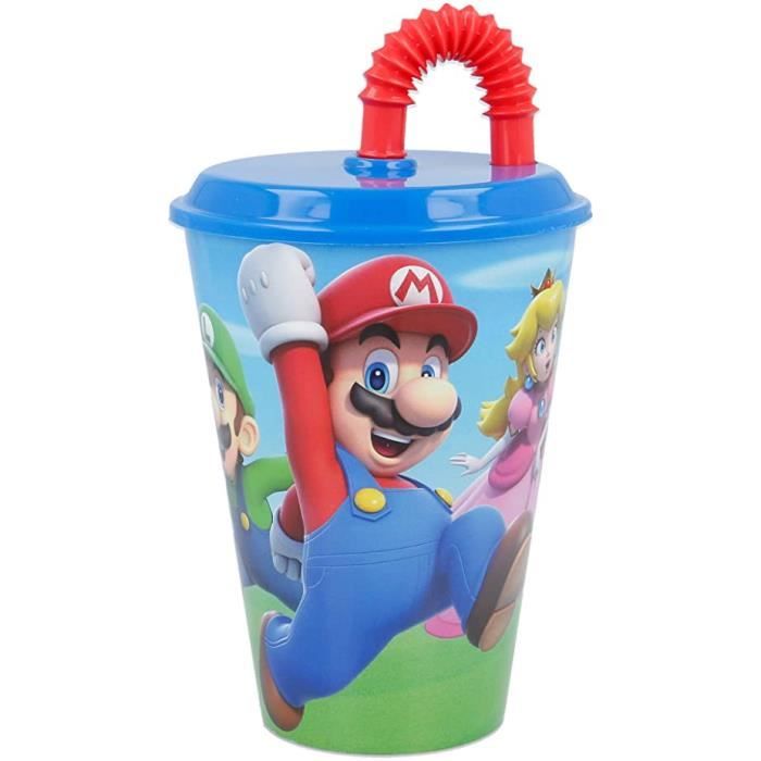Gobelet à paille super mario
