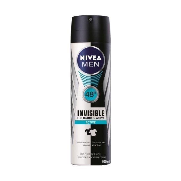 HOMME NOIR BLANC DEODORANT ACTIF SPRAY 200ML