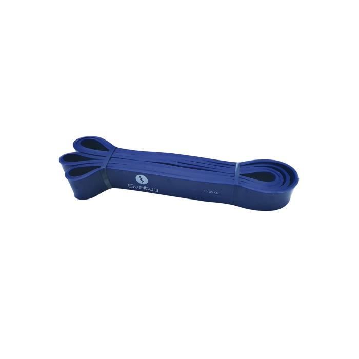 Bandes de résistance SVELTUS - Power band bleu 13-35 kg pour un renforcement intense du haut et du bas du corps