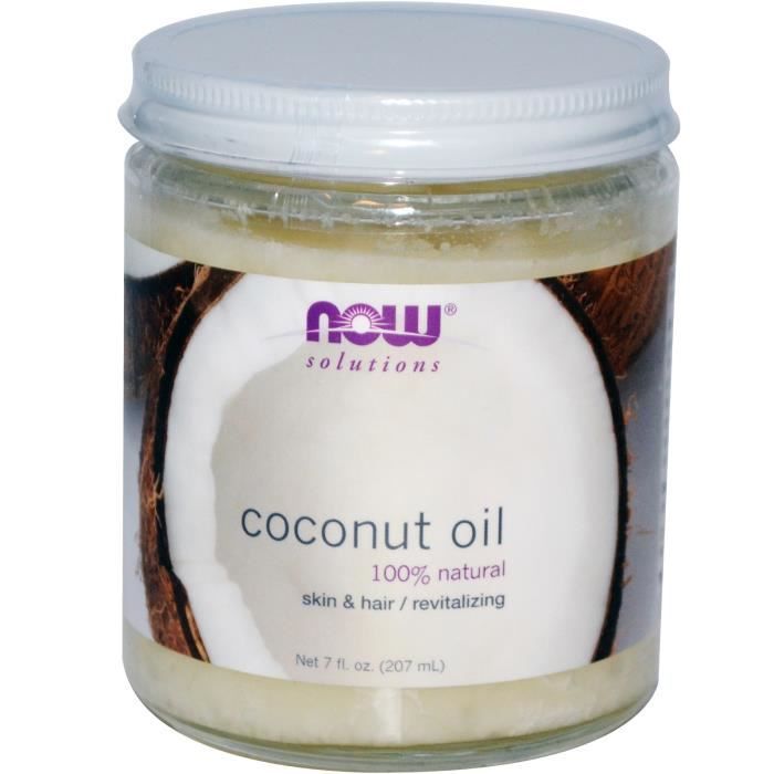 Now L'huile de coco - 100% Natural 7 fl.oz