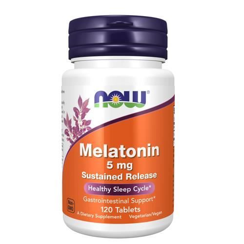 Now Foods Mélatonine - Vitamines - Suppléments - 120 onglets