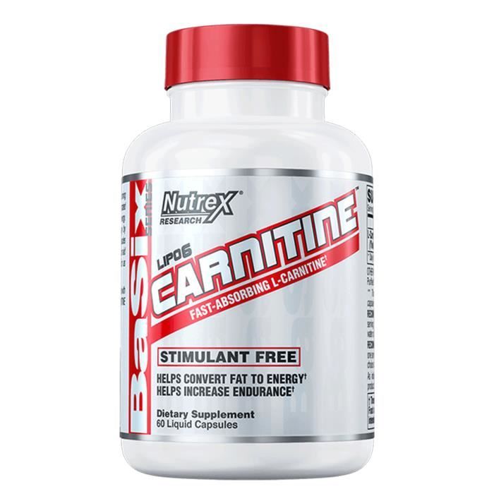 Lipo-6 Carnitine 60 caps Standard Nutrex Research Seche