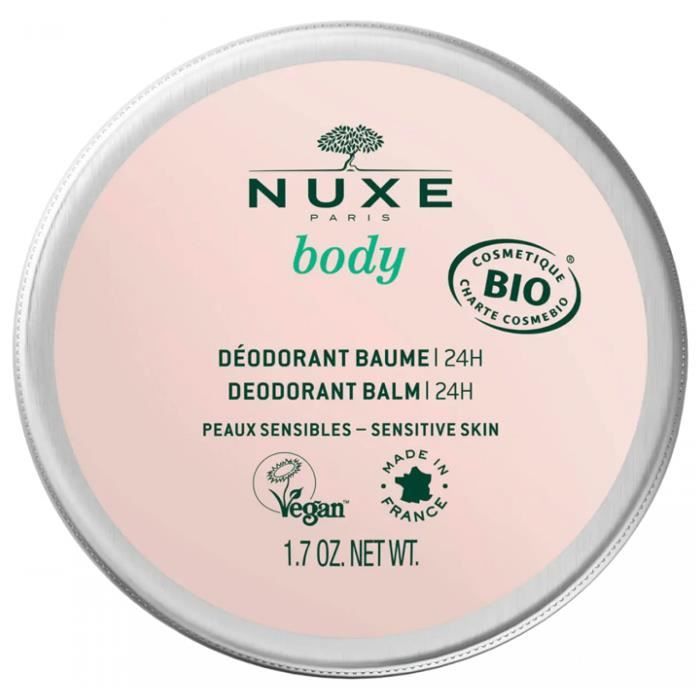 Nuxe Déodorant Baume 24H Peaux Sensibles 50 g