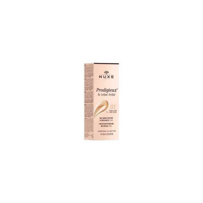 Nuxe Prodigieux Le Teint Eclat BB Crème Teintée Hydratante 24H 30Ml Teinte Claire