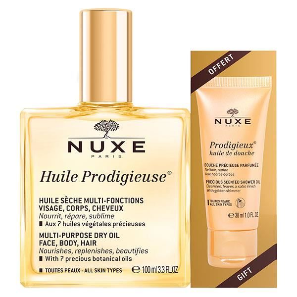 Nuxe Huile Prodigieuse® 100ml + Huile de Douche Prodigieux® 30ml