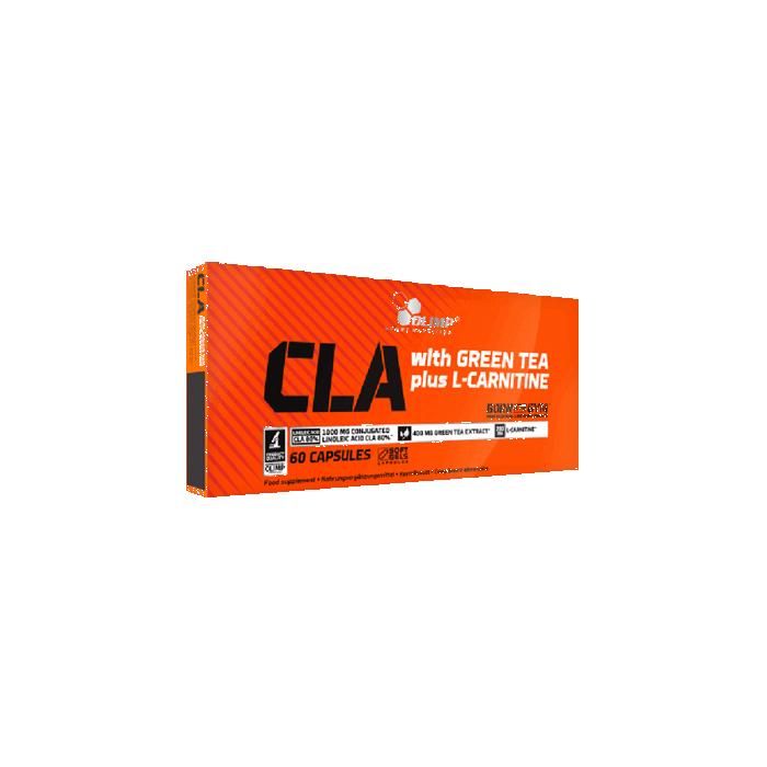 Acide linoléique conjugué Olimp Sport Nutrition - CLA with Green Tea plus L-Carnitine - 60 Capsules molles