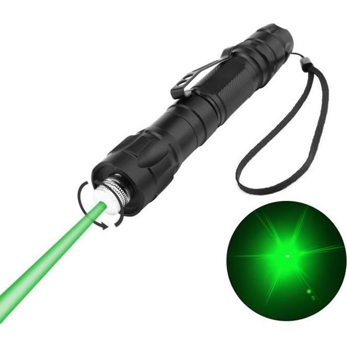 2000M Range pointeur laser vert lumière visible Pen Bureau du faisceau laser Ray