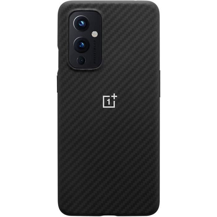 Coque protectrice en carbone pour OnePlus 9 - Noir