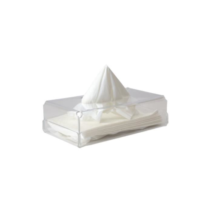 Opalescence BOITE A MOUCHOIR PETIT MODELE EN PLEXIGLASS BASIC TRANSPARENTE