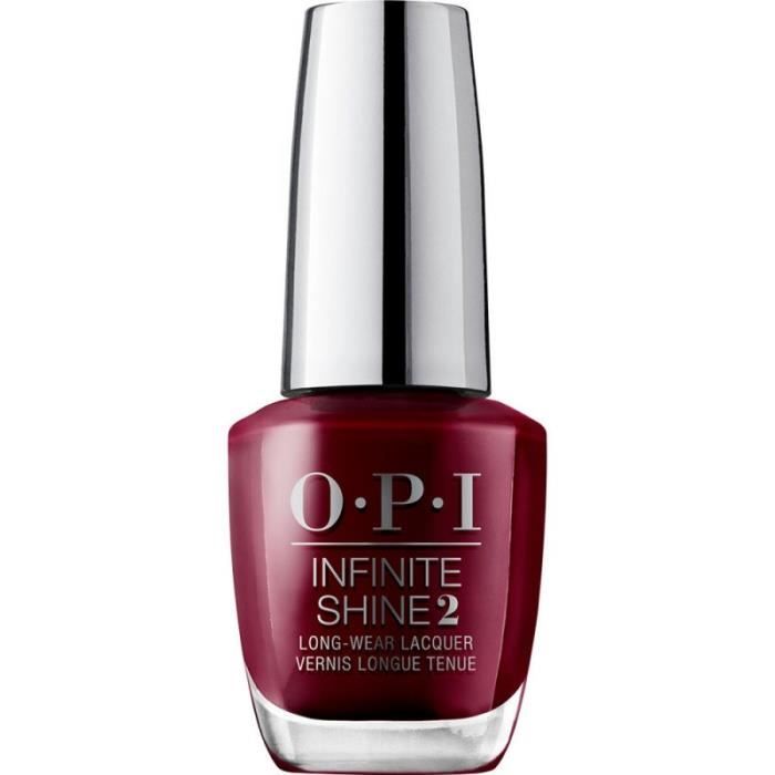 Vernis à ongle - OPI - Infinite Shine Malaga Wine - Rouge - Longue tenue jusqu'à 11 jours - 15ml