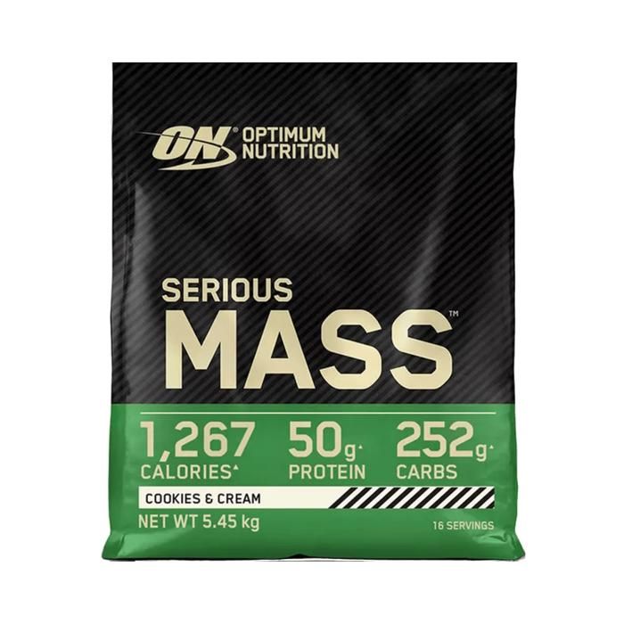 Hard gainer Optimum Nutrition - Serious Mass - Cookies & Cream 5450g
