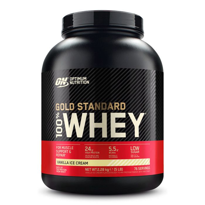 Whey isolate Optimum Nutrition - Gold Standard 100% Whey - Vanilla Ice Cream 2270g