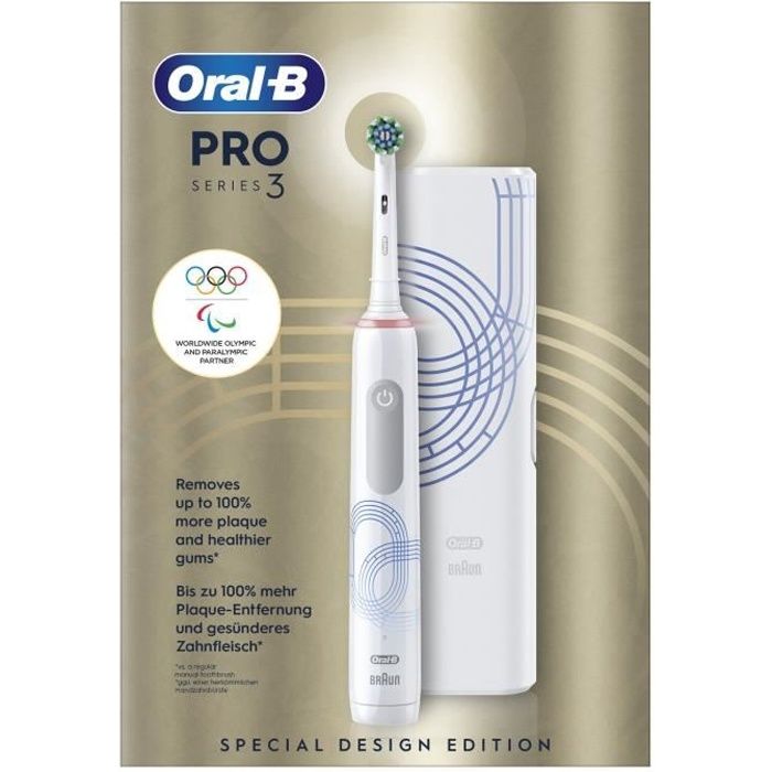 Brosse à Dents Electrique Blanc Series 3 Pro ORAL-B