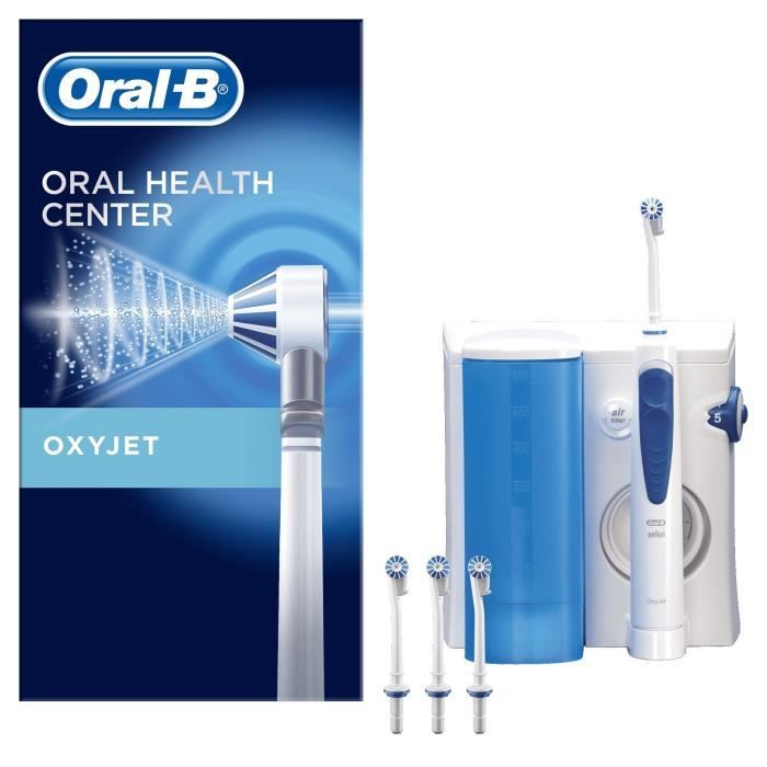 Hydropulseur Oral-B Oxyjet - Nettoyage en profondeur du sillon gingival - 4 canules incluses