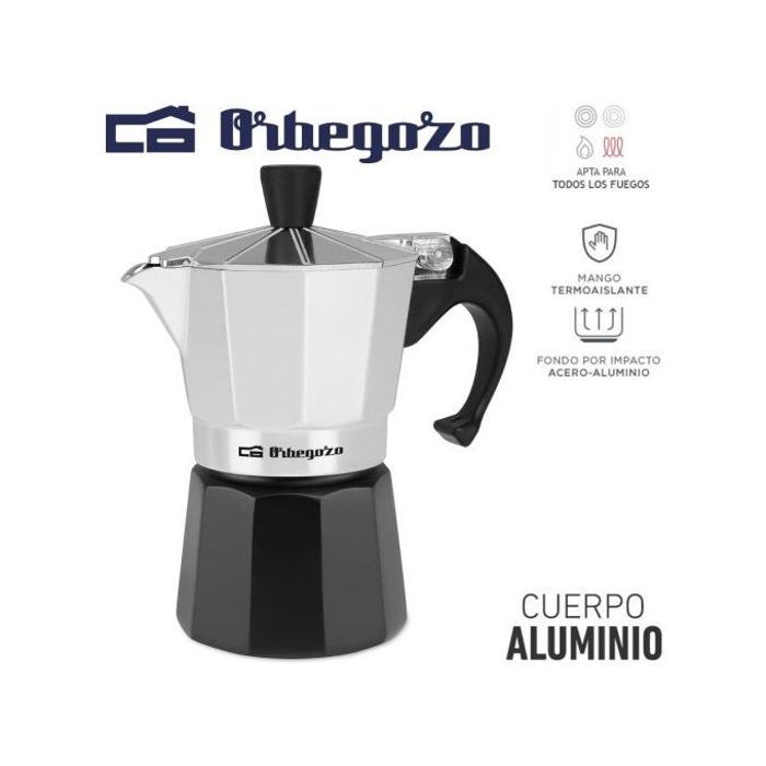 Cafetière - Orbegozo - KFM 330 - Noir Argent - Système anti-gouttes - Filtre