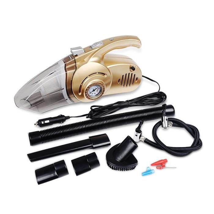 multifonctionnel 4 en 1 Aspirateur pour voiture gonfleur avec affichage numérique 120W