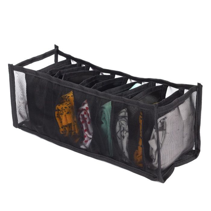 Lot De 11 Rangements "sous-vêtements" 32cm Noir - Paris Prix