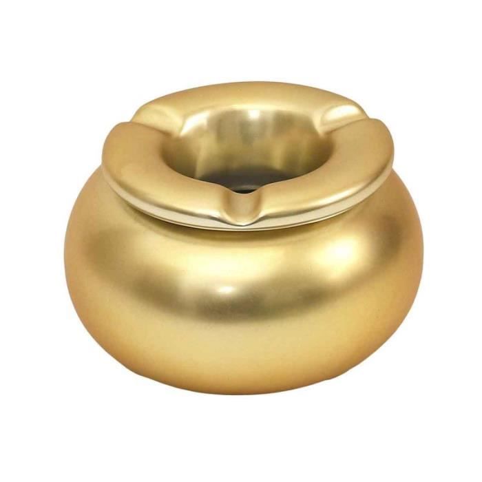 Cendrier Marocain Déco "royal" 10cm Or - Paris Prix