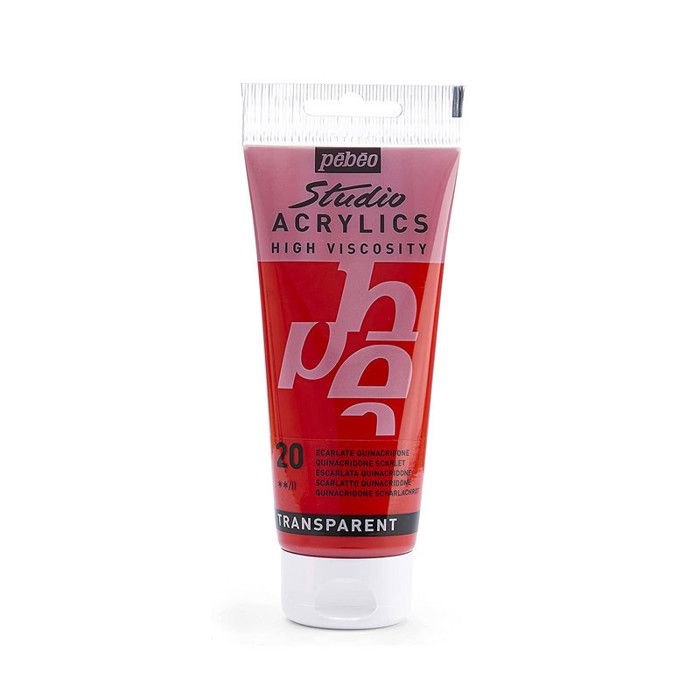 Peinture Pébéo - Studio - Ecarlate Quinacridone