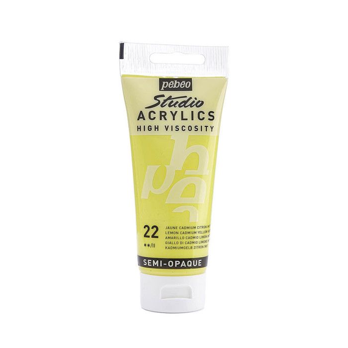 Peinture Acrylique Pébéo - Studio - Jaune Citron