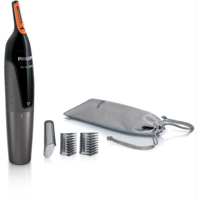 PHILIPS NT3160/10 Tondeuse Nez & Oreilles 2 sabots sourcils 100% étanche