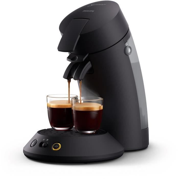 PHILIPS - Cafetière à dosettes - 1450W - réservoir amovible 0,7 L - Senseo Original Plus - noir - CSA210.61