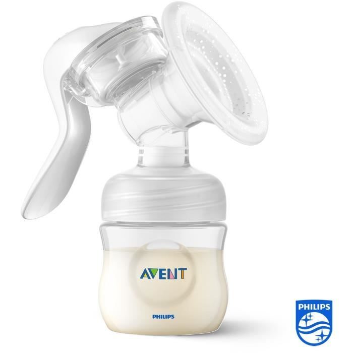 PHILIPS AVENT SCF430/20 Tire-Lait Manuel - Technologie Natural Motion - Stimulation douce - Facile à nettoyer