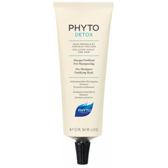 Phyto Detox Masque Purifiant Pré-Shampooing 125ml
