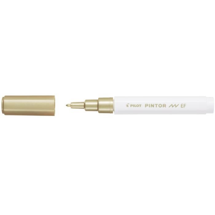Feutre Peinture Pintor de Pilot - Pointe Extra-fine - Plusieurs coloris disponibles Doré