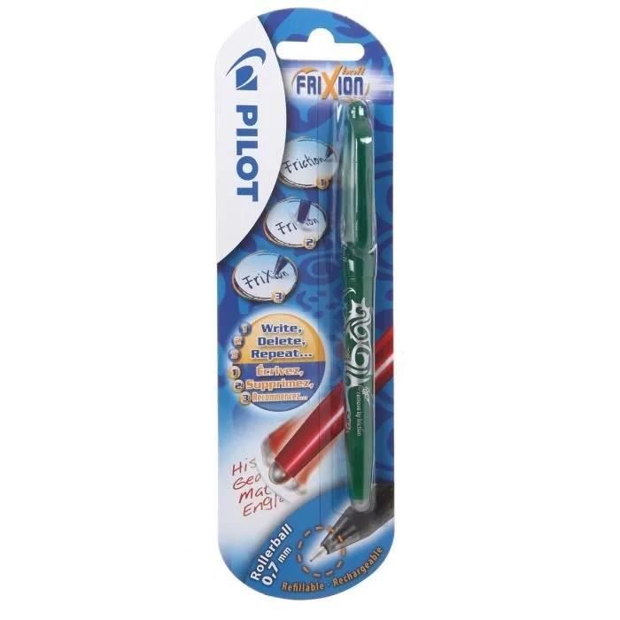 PILOT - Roller effacable - Frixion Ball X1 - Pointe Moyenne - Encre verte