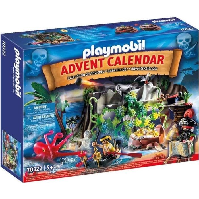 Calendrier de l'Avent PLAYMOBIL - Pirates - La Magie de Noël
