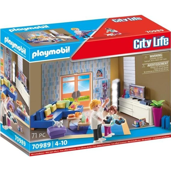 PLAYMOBIL - 70989 - City Life - La Maison Moderne - Salon Aménagé
