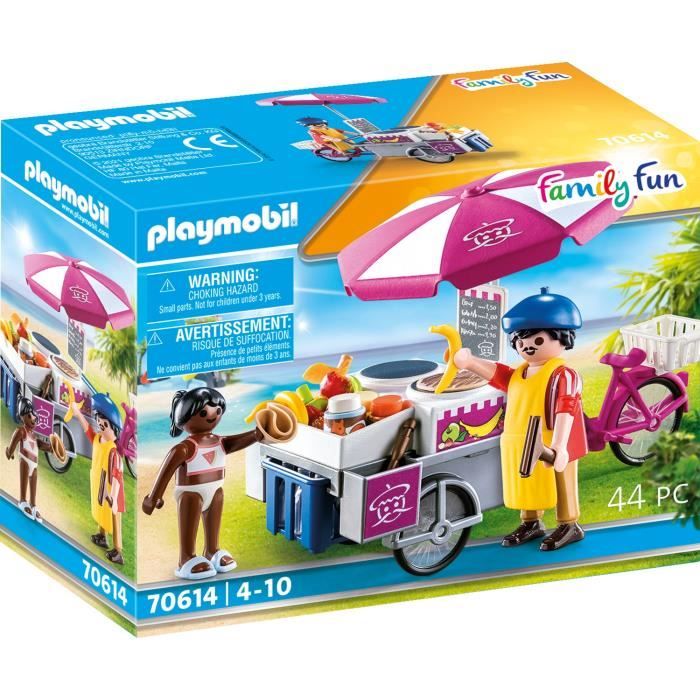 PLAYMOBIL - 70614 - Stand de crêpes - Accessoires inclus - Pour enfants à partir de 4 ans