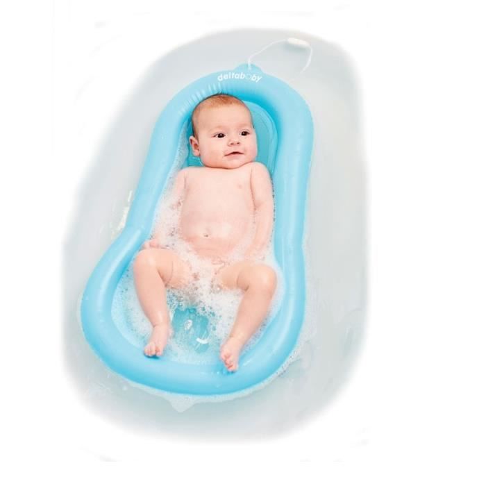 Tapis de bain gonflable - PLANET BABY - Pneumatique - Mixte - Bleu