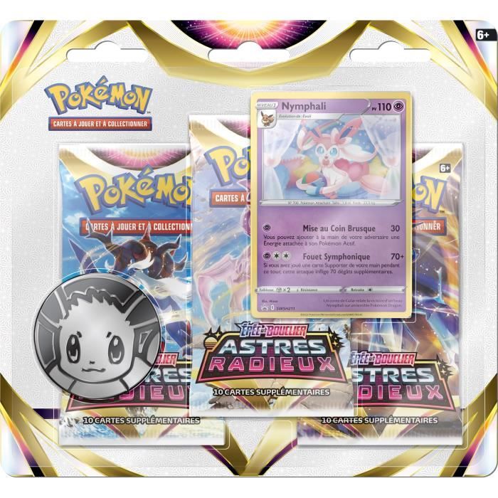 Pack 3 boosters Pokémon EB10 - POKEMON - Explorez Galar