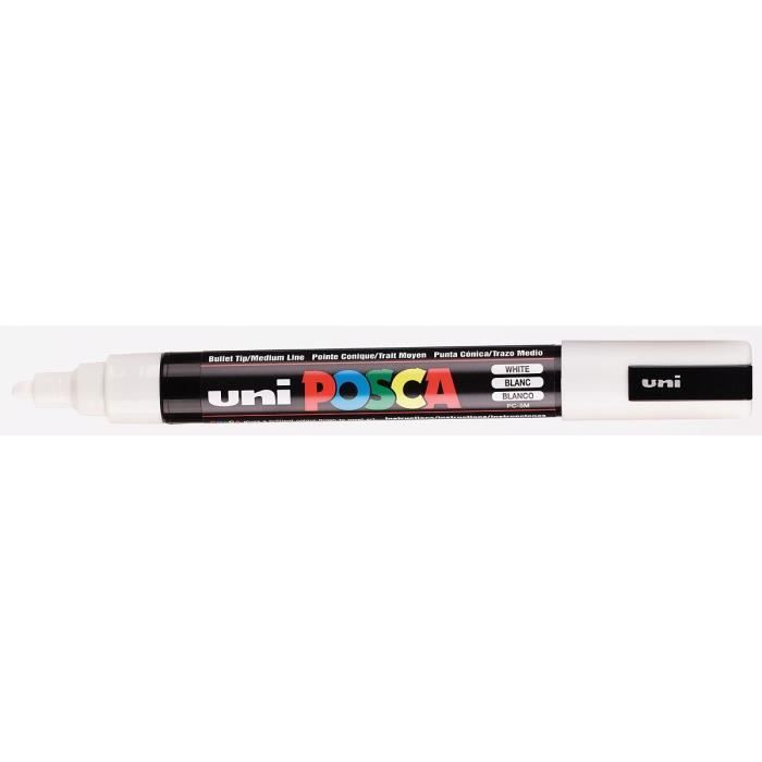 POSCA Marqueur Pointe Conique Moyenne Blanc
