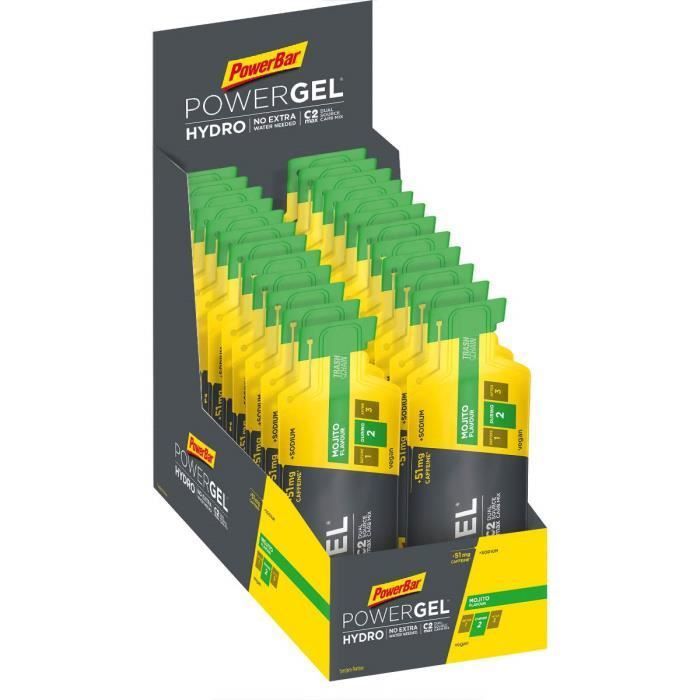 Powerbar  Powergel Hydro Gels Nutritifs/Tablettes Mojito 24 x 67 ml - 22040100