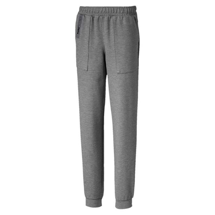 Puma 580449 - COMMUTATEUR KVM - Nu-Tility Knit B Pantalon de Jogging Garçon, Medium Gray Heather, FR Unique (Taille Fabricant :