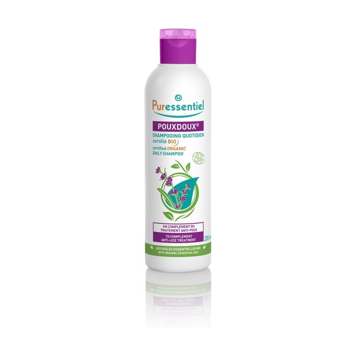 Puressentiel Anti-Poux Pouxdoux Shampooing Quotidien Certifié Bio 200ml