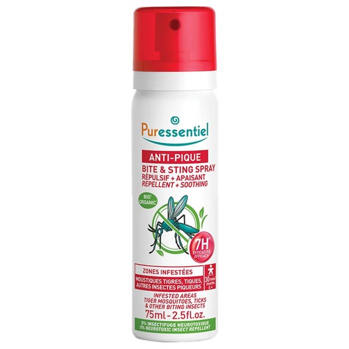 Puressentiel Anti-Pique Spray Répulsif Anti-Moustiques 75ml