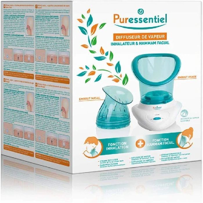 Puressentiel Diffuseur de Vapeur Inhalateur et Hammam Facial