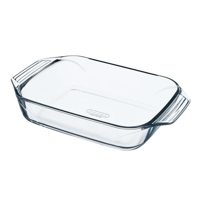 PYREX Plat à four rectangulaire 35x23 cm transparent