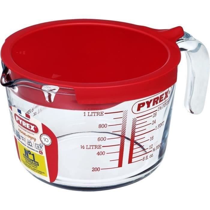 PYREX Broc mesureur en verre  1 L