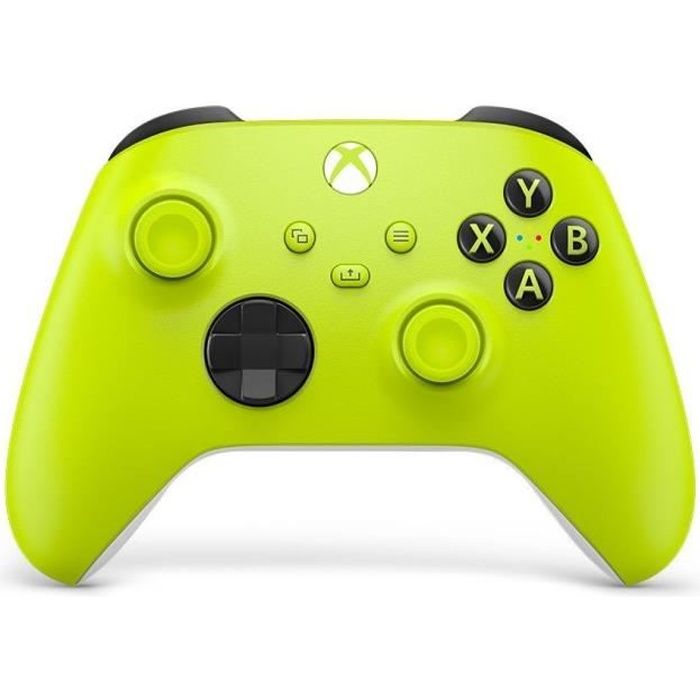 Manette Xbox Series sans fil nouvelle génération – Electric Volt – Jaune – Xbox Series / Xbox One / PC Windows 10 / Android / iOS