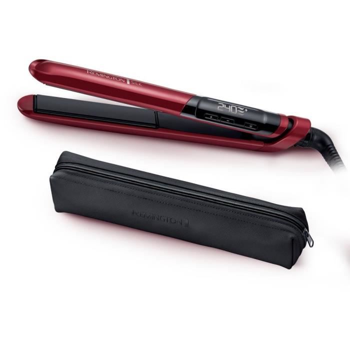 Remington S9600 Fer à Lisser, Lisseur Advanced Ceramic Silk, Plaques XL 110mm avec Soin Protéine de Soie