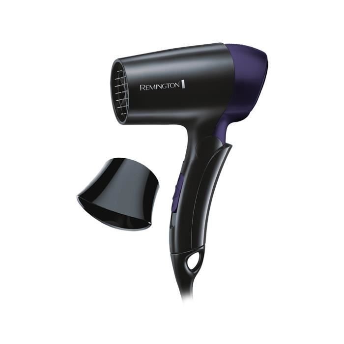 Remington Sèche-Cheveux de Voyage, Puissant 1400W, Poignée Pliable, 2 Températures
