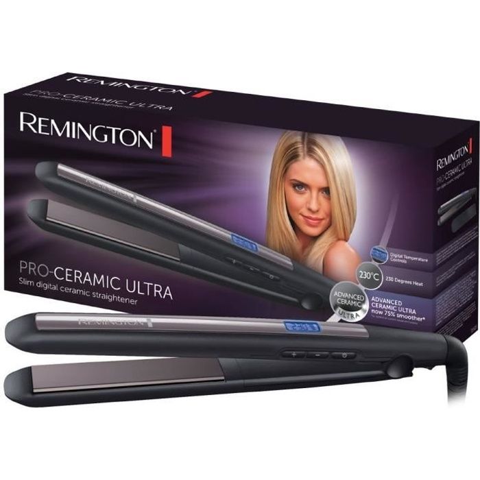 Remington S5505 Fer à Lisser Lisseur Ceramic Ultra Advanced Ceramic Plaques Souples XL 110mm Ultra Lissante
