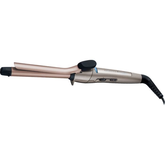 Boucleur Remington 19mm - Keratin Protect - Soin Kératine et Huile d'Amande - 8 Températures - Arrêt Automatique