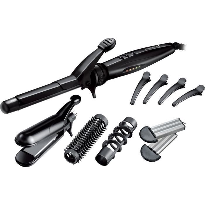 Remington S8670 Fer à lisser, Fer à Boucler, Lisseur Boucleur Céramique Multi Styles 5en1